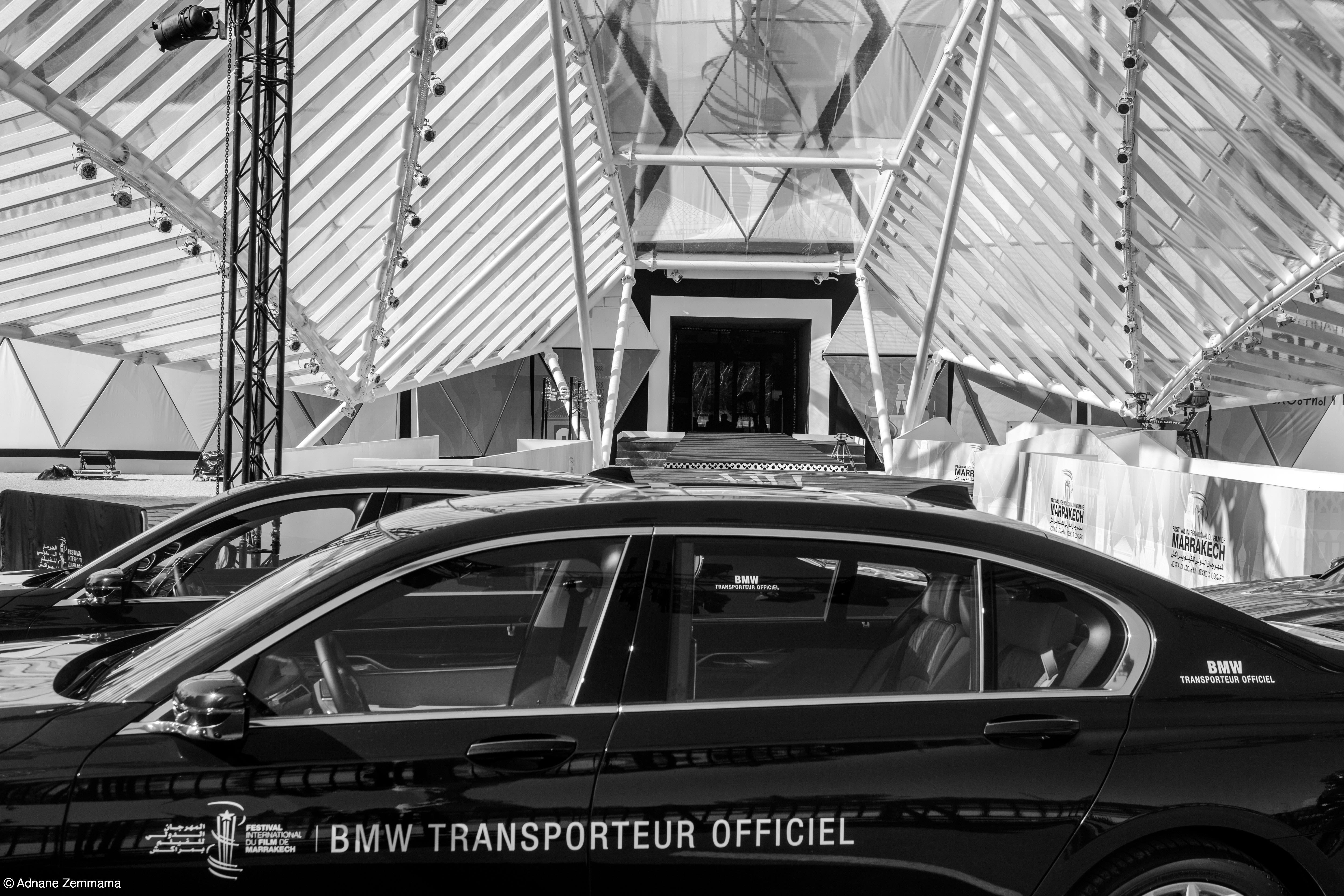 Photo de BMW. Transporteur officiel du Festival du film de Marrakech