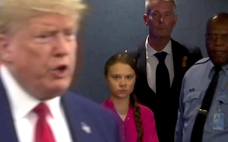 Photo de Trump conseille à Greta Thunberg de se «détendre» et d’aller au cinéma