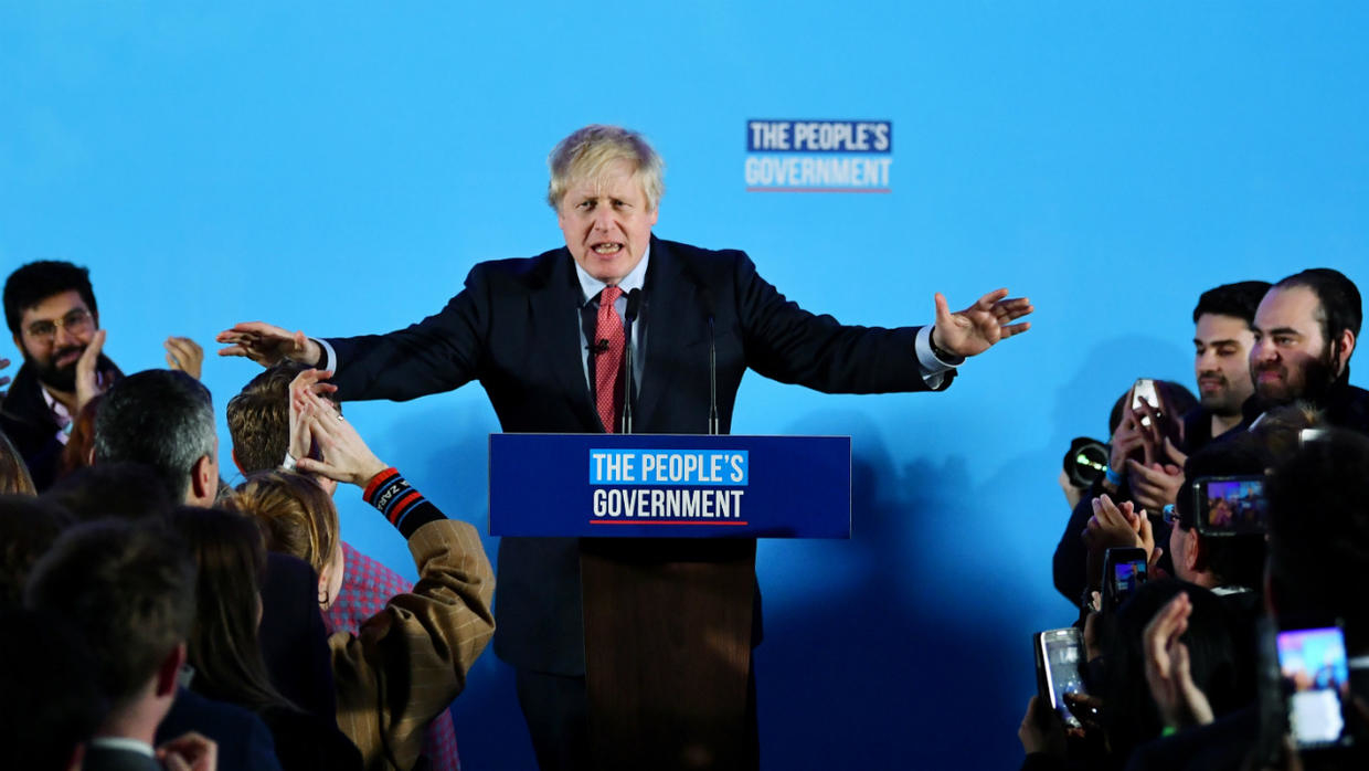 Photo de Royaume-Uni : Victoire écrasante de Boris Johnson