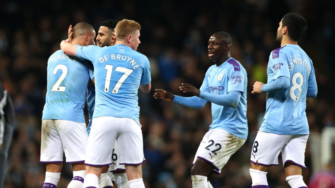 Photo de Angleterre: Manchester City mate Leicester