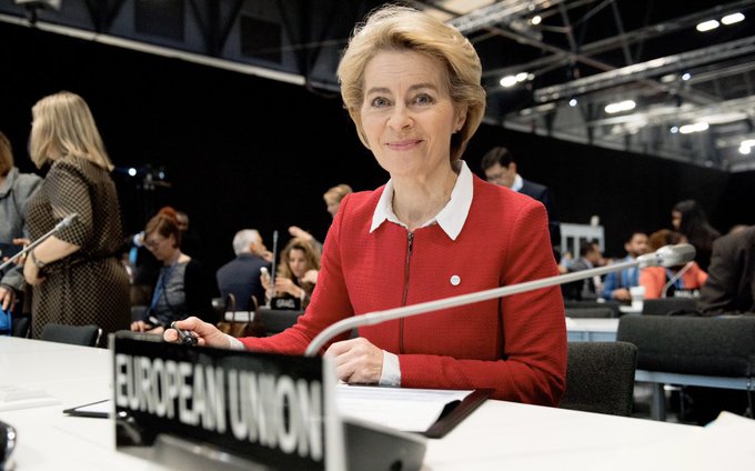 Photo de COP25: Fraîchement investie de ses fonctions, le message de Ursula Von Der Leyen