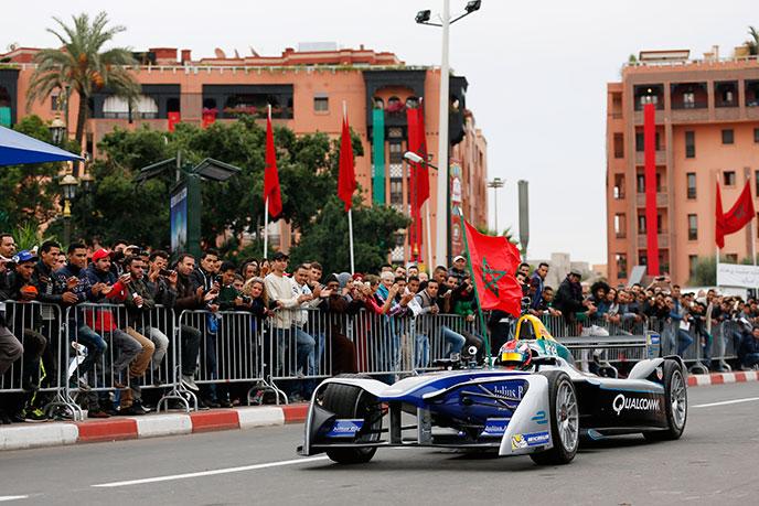 Photo de La Formule E de retour à Marrakech