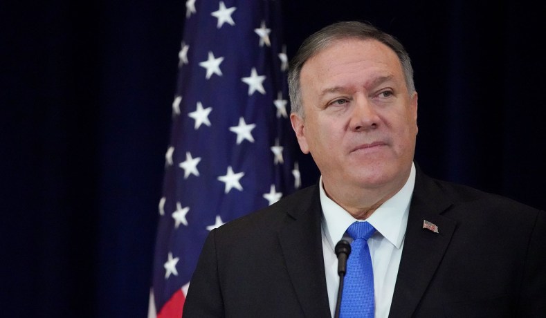Photo de Michael Pompeo remercie l’Emir du Qatar