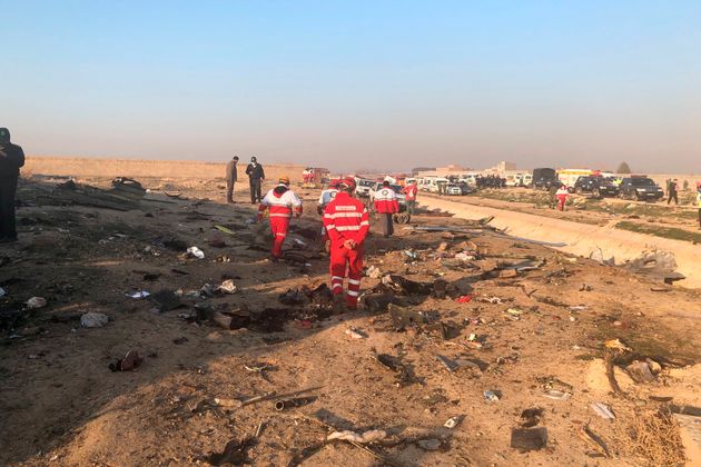 Photo de Crash d’un avion ukrainien en Iran. Plus de 170 morts