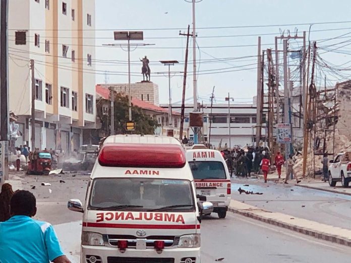 Photo de Somalie. Attentat à la voiture piégée dans un checkpoint à Mogadiscio