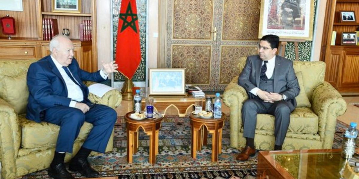 Photo de Bourita reçoit le Haut représentant de l’Alliance des civilisations