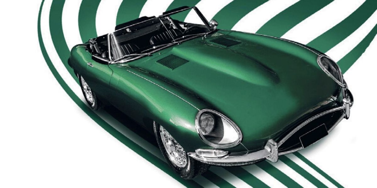 Photo de Rétromobile: la Jaguar Type E sur l’affiche officielle de la prochaine édition
