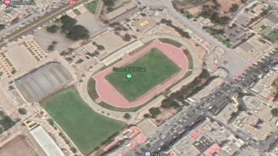 Photo de Agadir. Parc Al Inbiâat : le stade intégré sans les gradins