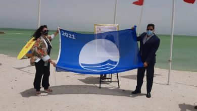 Photo de L’ONEE-BE et ses partenaires hissent le Pavillon Bleu international aux plages de Dakhla