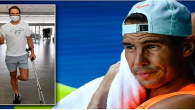 Photo de Tennis: Nadal a commencé un nouveau traitement au pied gauche