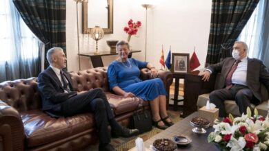 Photo de Laftif rencontre la Commissaire européenne Ylva Johansson et le ministre de l’intérieur espagnol