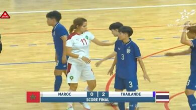 Photo de Futsal féminin: la sélection marocaine battue par la thaïlande (2-0)