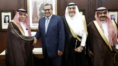 Photo de Aziz Akhannouch reçoit Majid Ben Abdullah Al Qasabi, ministre saoudien du Commerce