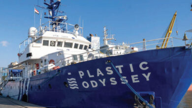 Photo de L’expédition Plastic Odyssey fait escale à Tanger pour trois semaines 