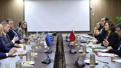 Photo de Ammor s’entretient avec le groupe parlementaire d’amitié maroco-estonien