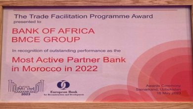 Photo de BOA désignée « Banque Partenaire la Plus Active au Maroc pour l’année 2022 »