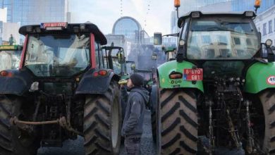 Photo de Bruxelles : les agriculteurs reprennent leur mobilisation
