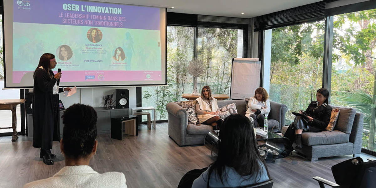 “Oser l’innovation : Leadership féminin dans des secteurs non traditionnels” – Table ronde avec Nihal Djebli et Rachida Saadi