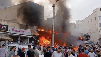 Photo de Fès : un violent incendie ravage un centre commercial