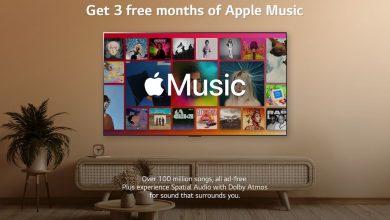 Photo de Apple Music en Spatial Audio disponible sur les Smart TV LG