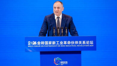 Photo de Chine : Ryad Mezzour prend part au forum des BRICS  