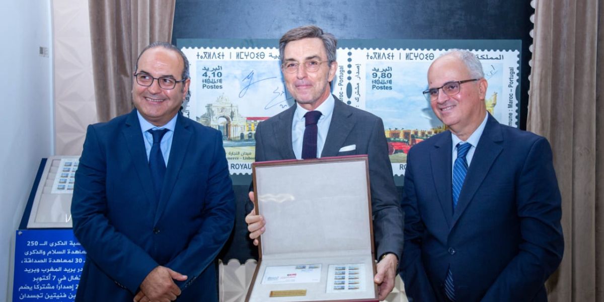 Issuance of Moroccan and Curios postage stamps to celebrate the Moroccan-Portuguese treaties