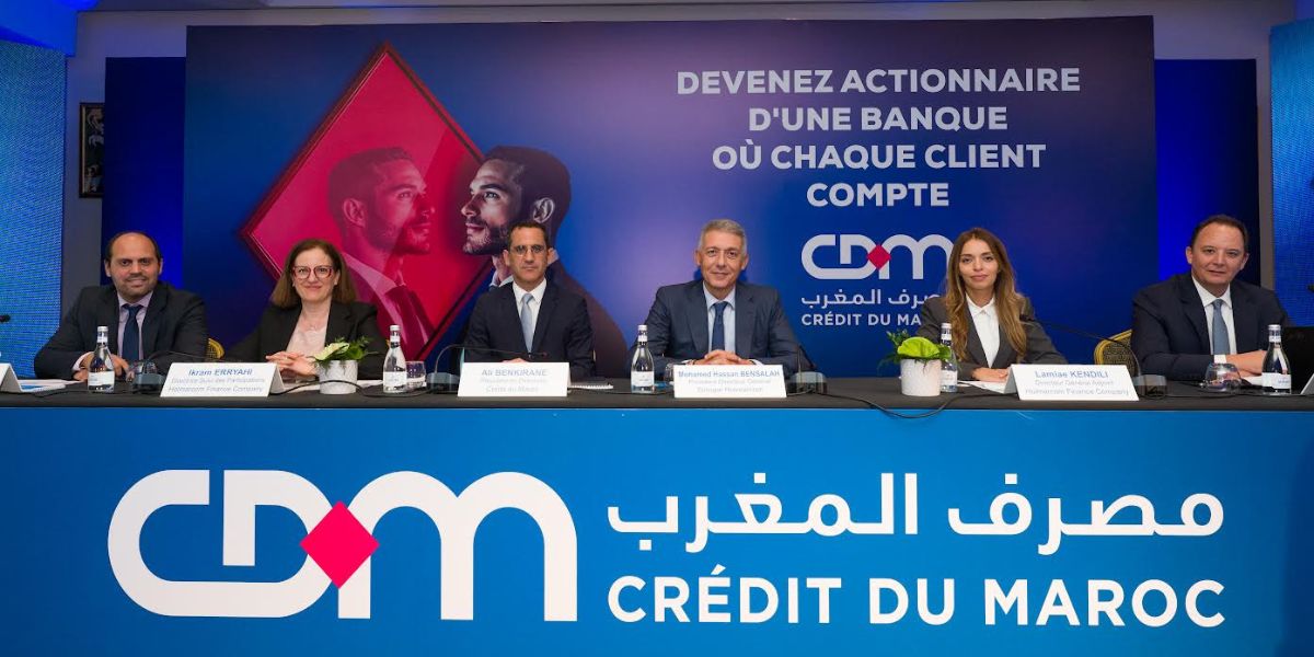 Offre publique de Crédit du Maroc : Holmarcom Finance lève 1,03 milliard de dirhams