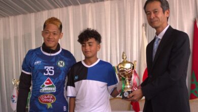 Photo de Un tournoi pour célébrer l’intégration de Jindo Morishita, 1er footballeur japonais dans une équipe marocaine