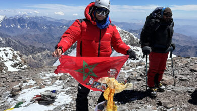 Photo de Alpinisme : Mohamed Liouaeddine hisse le drapeau marocain au sommet de l’Aconcagua