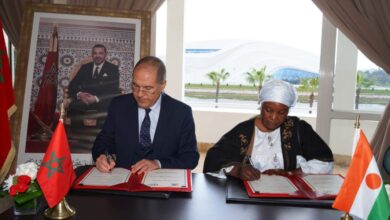 Photo de Signature d‘une convention de coopération entre la CDG et la CDI du Niger