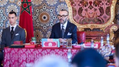 Photo de Rabat: le Roi Mohammed VI préside un Conseil des ministres