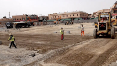 Photo de Patrimoine : à Jemaâ el-Fna, place aux travaux