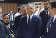 Photo de Ryad Mezzour dans les allées de l’Auto Expo 2025