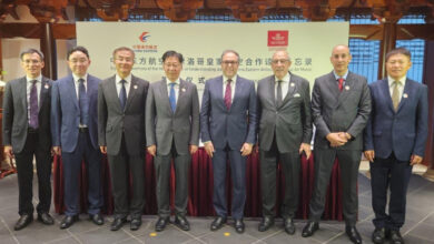 Photo de Aérien : RAM et China Eastern Airlines tracent un nouveau pont